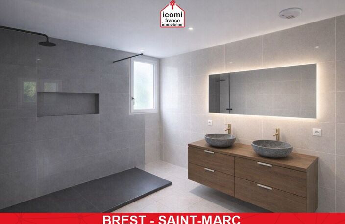 FINISTERE - Brest (29200) - A VENDRE - APPARTEMENT - T4 - 2 CHAMBRES - AUCUNS TRAVAUX - BELLE PIECE DE VIE - RENOVATION 2024 - DPE D - BALCON — photo 2
