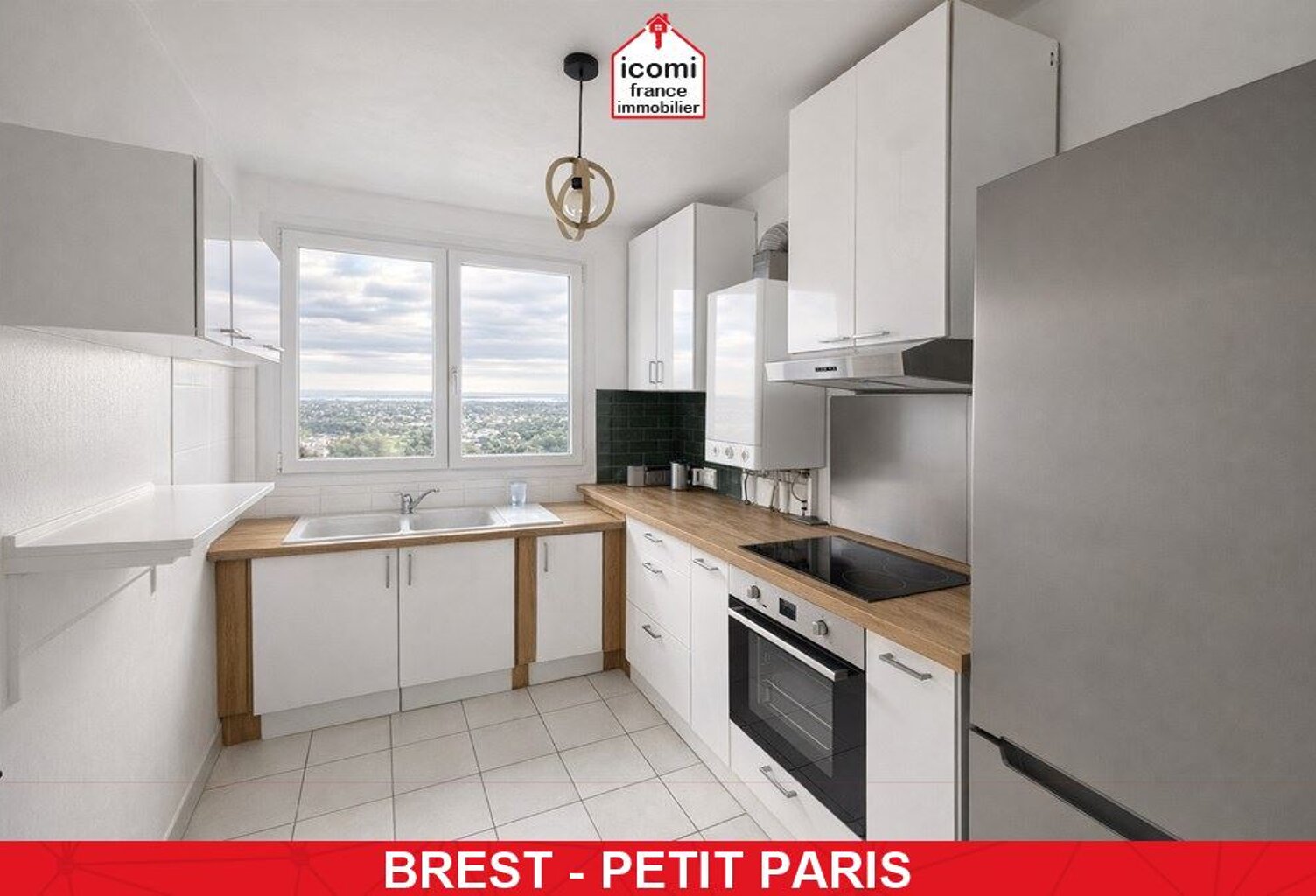 FINISTERE - Brest (29200) - A VENDRE - APPARTEMENT - T2 - 1 CHAMBRE - DERNIER ETAGE - VUE DEGAGEE - ASCENSEUR - DALLE BETON — photo 1