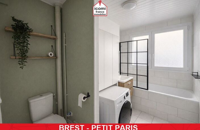 FINISTERE - Brest (29200) - A VENDRE - APPARTEMENT - T2 - 1 CHAMBRE - DERNIER ETAGE - VUE DEGAGEE - ASCENSEUR - DALLE BETON — photo 2