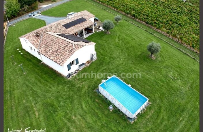 Maison à vendre 3 chambres, de plain-pied, garage et panneaux solaires sur un grand terrain plus de 3500m2 près de Bergerac (24) — photo 3