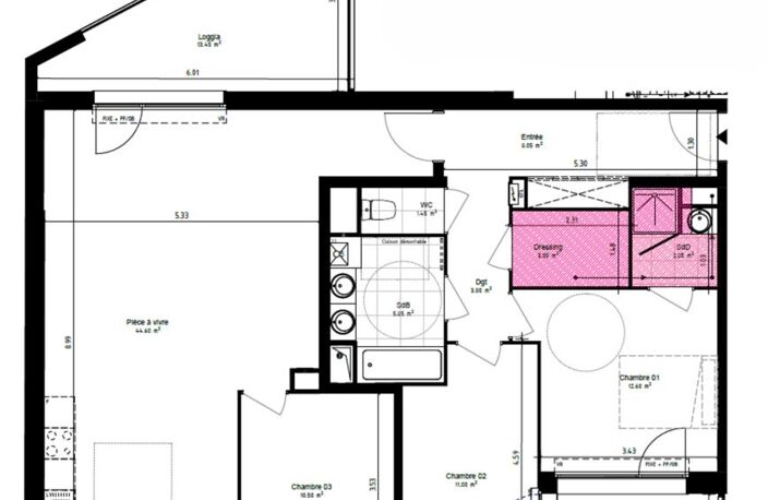 Hem Centre - Appartement 4 pièces 104 m2 avec terrasse sud — photo 3