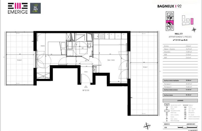 Appartement de 40m2 à louer sur Bagneux — photo 3