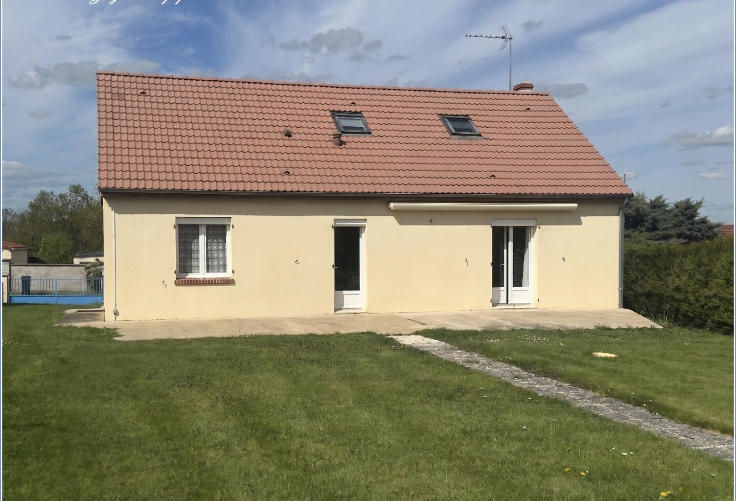 CHUISNES ( 28190) - Maison familiale 102m²,  3 chambres (possibilité d'une quatrième) terrain 1141 m², sous-sol total — photo 1