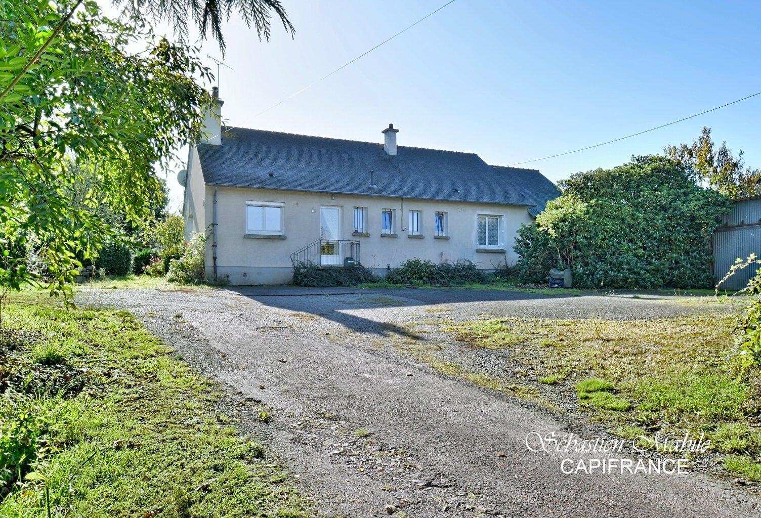 Maison de plain pied à vendre 6 pièces La Boussac (35) en Bretagne en Baie du Mont Saint Michel — photo 1