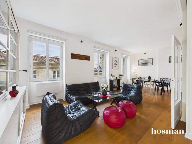 Appartement 4 pièces de 90 m² avec vue dégagée - Rue Bouffard, Bordeaux — photo du bien