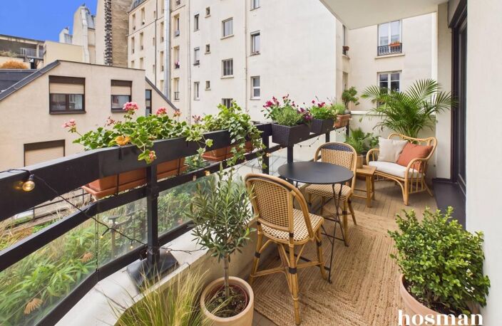 Bel appartement 4 pièces avec terrasse et parking - Situé au calme - Rue de Joinville, Paris 19ème — photo 3