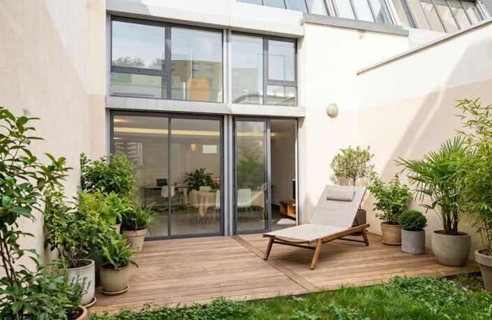 LOFT (T4) de 106m² avec jardin à deux pas de la Place Charles Hernu et du métro A — photo 5