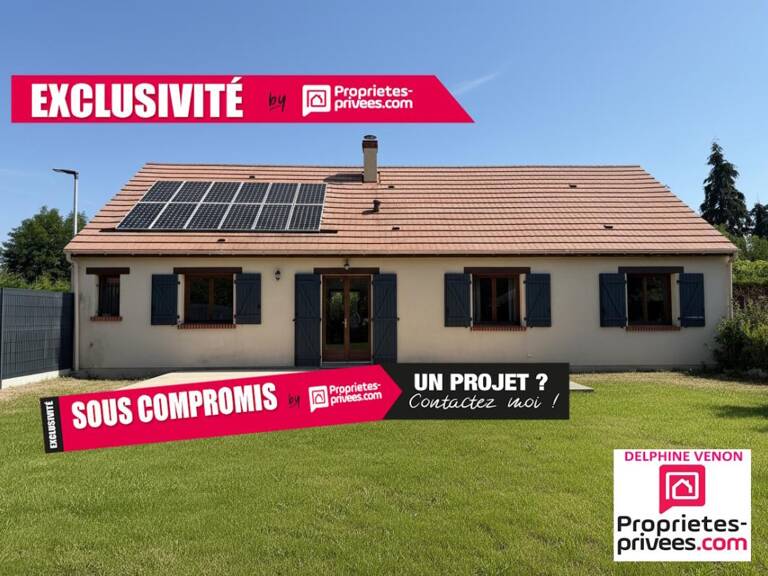 Exclusivité -  Maison de plain-pied climatisée classe énergie C à 2 pas des commodités à Saint Martin D Abbat — photo 1