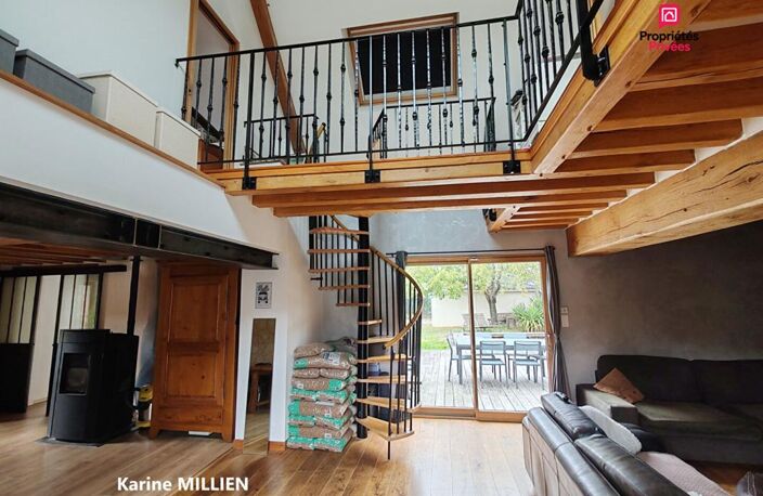 SAINT GERMAIN SUR AVRE Maison individuelle avec studio aménagé - 1 étage - 4 chambres - Petites dépendances pour stockage - Terrain - 296000  HAI — photo 4