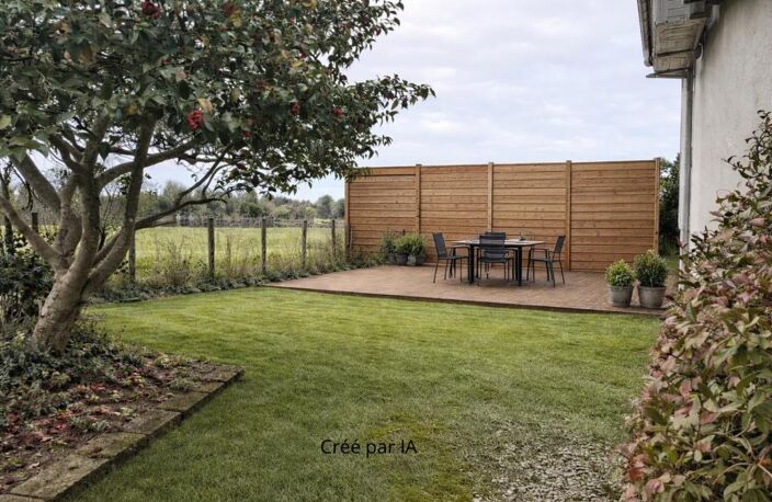 T4 jardin avec travaux et vue dégagée sur le pays basque — photo 3