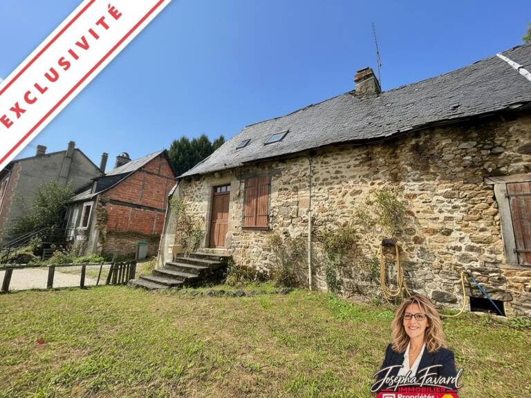 Grange de 150 m² en pierre avec partie habitation à rénover - Chamberet — photo 1