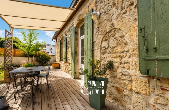 Maison en pierre plain pieds 170 m² Le Bouscat Centre, jardin, piscine, double garage — photo 4