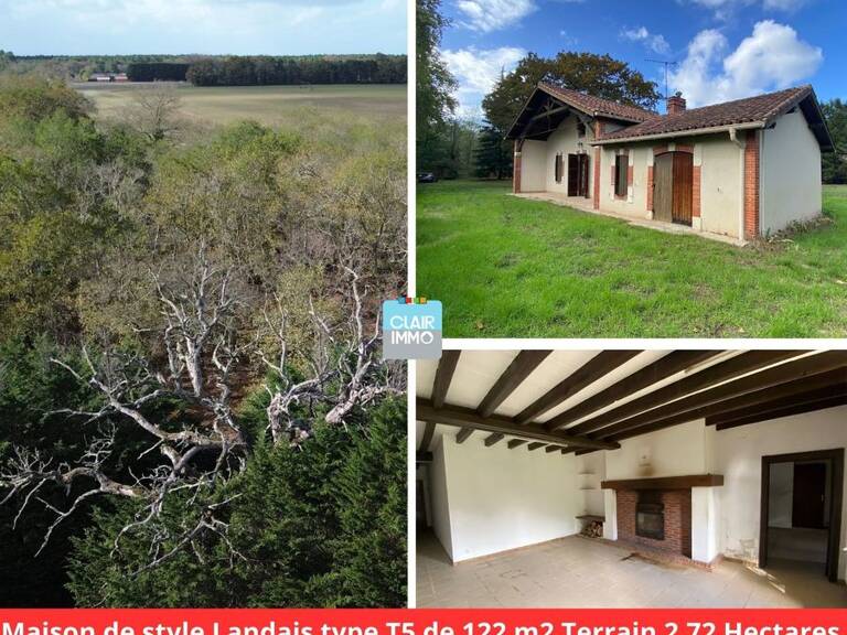 MAISON LANDAISE DE PLAIN-PIED SUR UN TERRAIN ARBORÉ DE 2 Ha 72 — photo 1