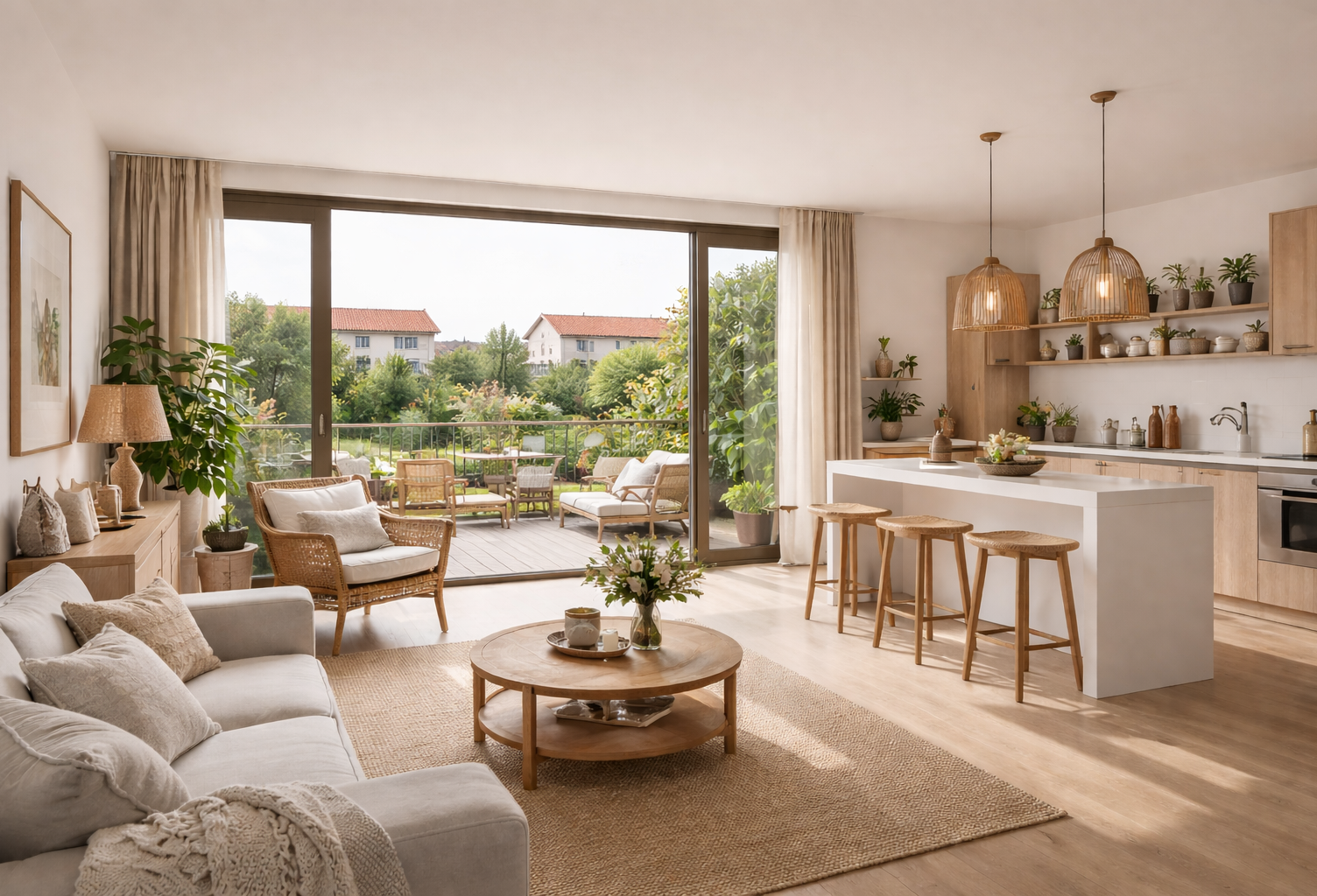 -QUARTIER PILON BLANC - Grand T4 de 90m² avec terrasse de 15m² — photo 1