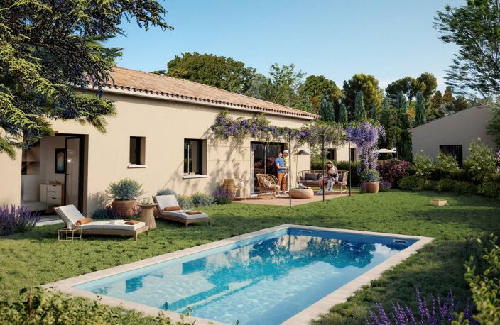 -VILLA INDIVIDUELLE 120M² 4 CHAMBRES DE PLAIN PIED AVEC GARAGE ET JARDIN — photo 2