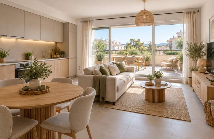 TOULON – BEAU 4 PIÈCES AVEC 3 CHAMBRES ET TERRASSE — photo 2