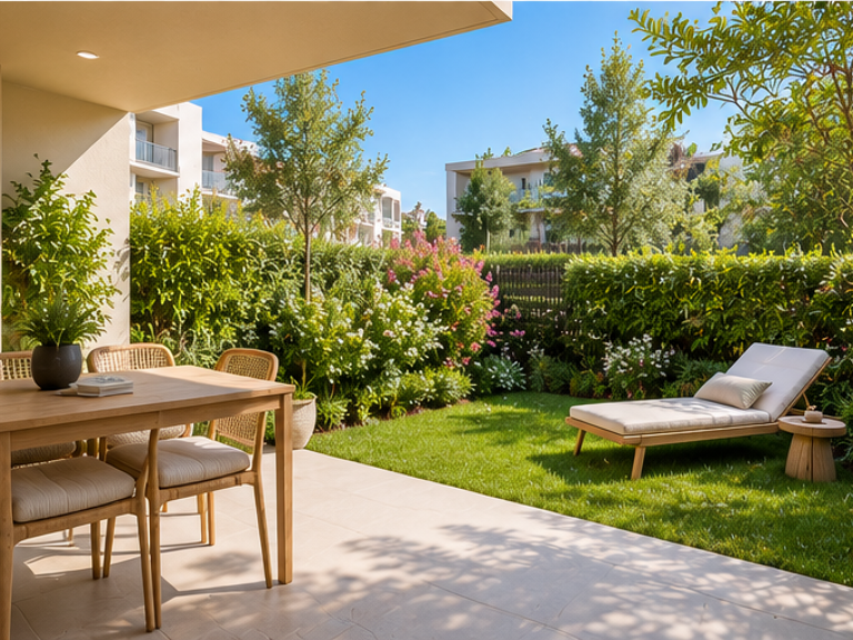 LA SEYNE-SUR-MER – STUDIO NEUF EN REZ-DE-JARDIN AVEC TERRASSE — photo 1