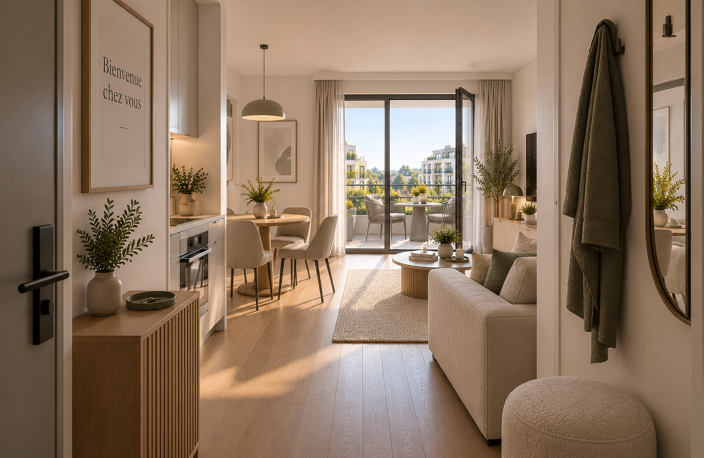 MONTÉVRAIN – DERNIÈRE OPPORTUNITÉ ! 2 PIÈCES AVEC TERRASSE – LIVRAISON DÉBUT 2027 — photo 4