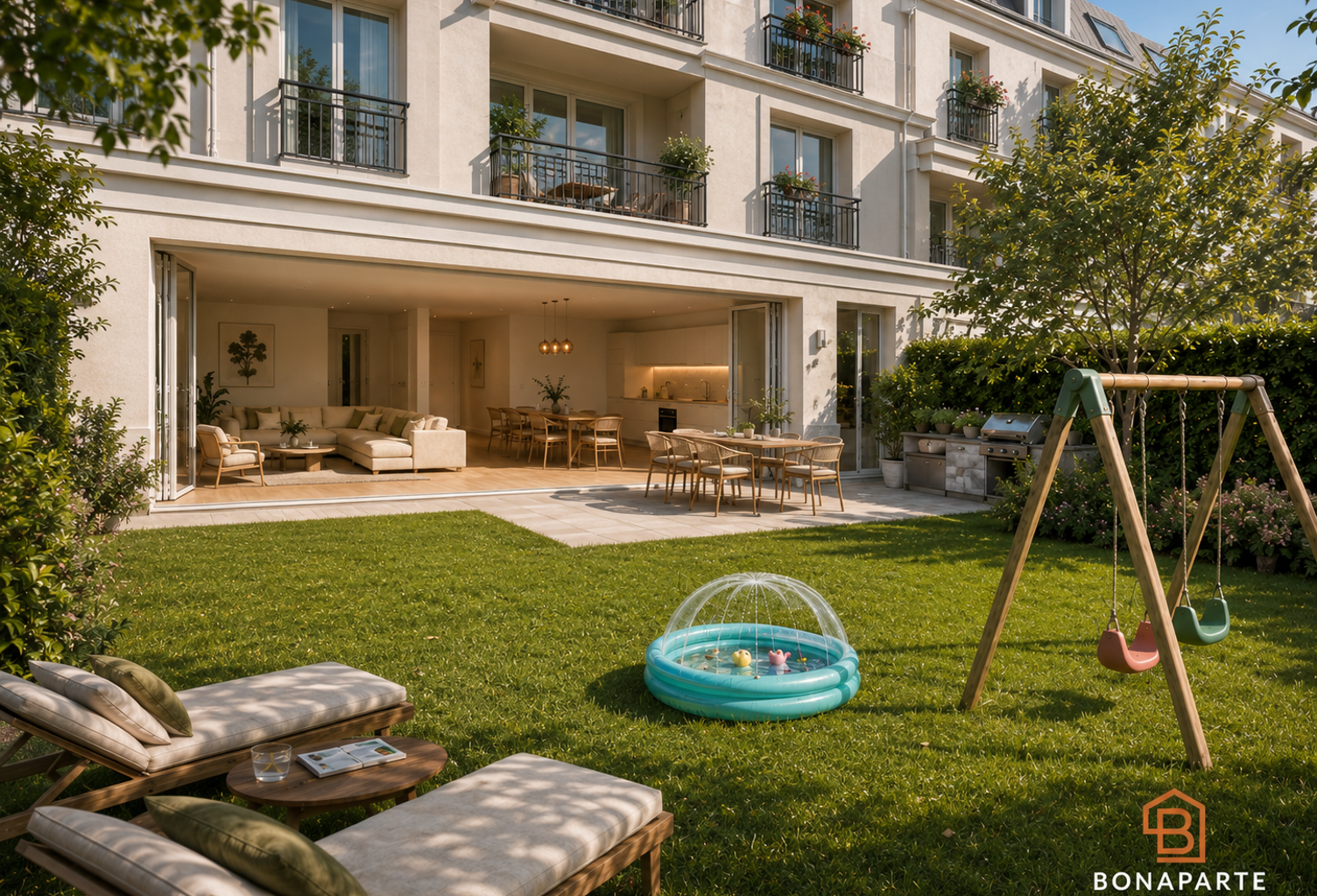 T4 de 80 m² avec terrasse  - CENTRE VILLE ARGENTEUIL — photo 1