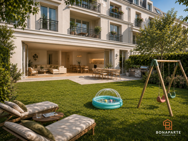 T4 de 80 m² avec terrasse  - CENTRE VILLE ARGENTEUIL — photo du bien