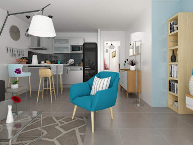 APPARTEMENT T1 - ERMONT - 24M² -FRAIS DE NOTAIRE OFFERTS - TVA 5.5% — photo du bien