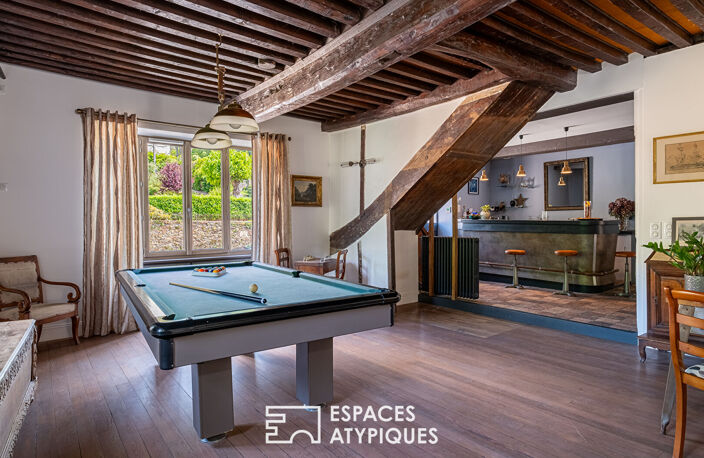 Auberge de caractère fin XVIIIeme siècle entièrement rénovée avec jardin paysagé au coeur du village — photo 5
