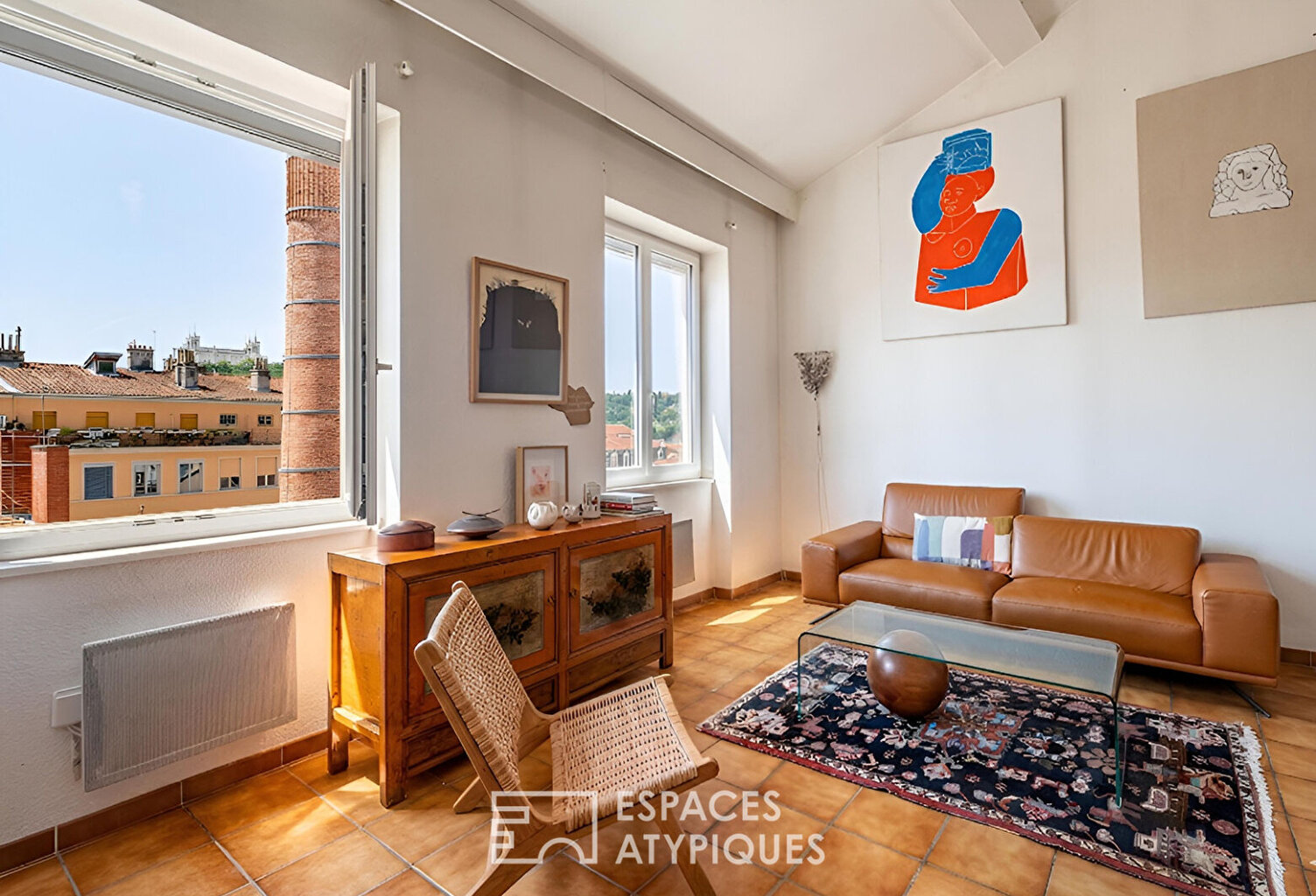 Duplex en dernier étage avec vue Fourvière — photo 1