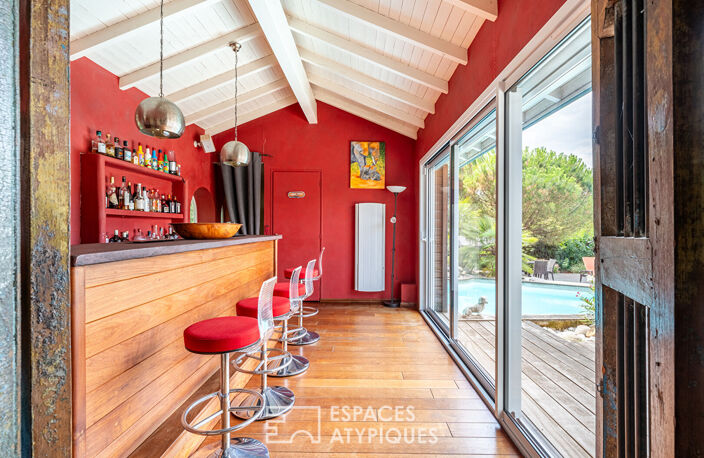 Maison de plain-pied avec jardin arboré et piscine au coeur de Limonest — photo 4