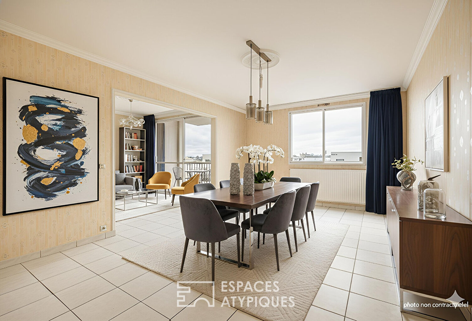 Appartement T4 avec balcons et vue dégagée en plein coeur de Saint-Priest — photo 1