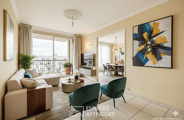 Appartement T4 avec balcons et vue dégagée en plein coeur de Saint-Priest — photo 2