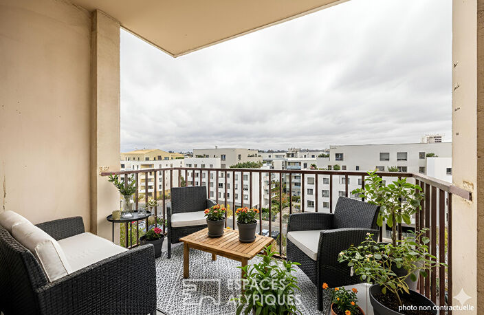 Appartement T4 avec balcons et vue dégagée en plein coeur de Saint-Priest — photo 5
