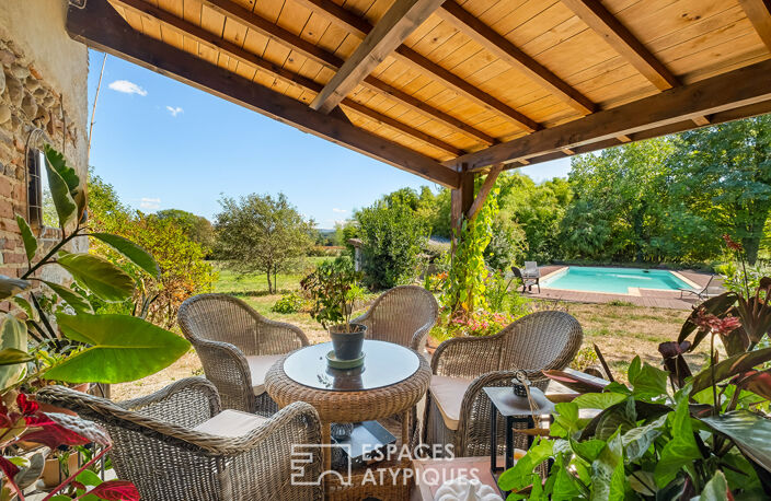 Corps de ferme 178 m2 avec piscine + Gîte indépendant de 60 m2 — photo 4