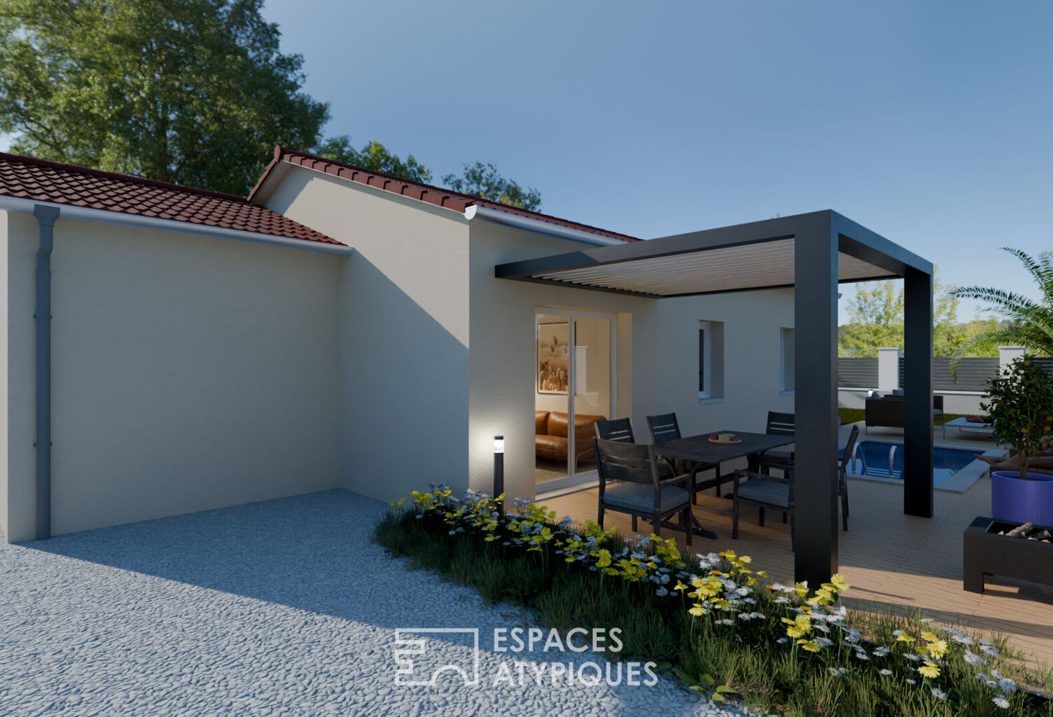 Projet de construction de maison sur les hauteurs de Vienne — photo 1