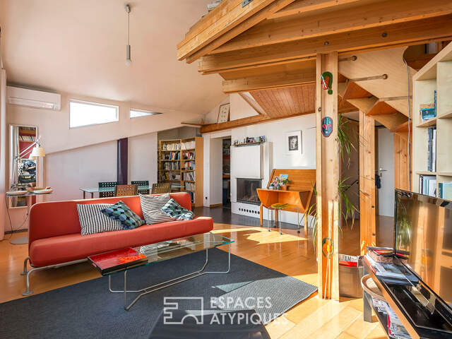 Appartement duplex avec vue sur Lyon — photo du bien