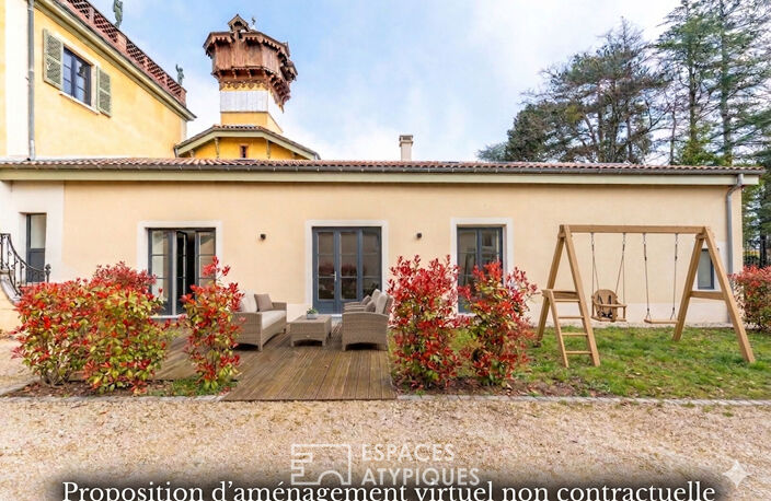 Maison de caractère rénovée avec jardin au sein d'une propriété du XIXe siècle — photo 2