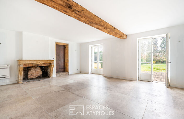 Maison de caractère rénovée grand jardin au sein d'une propriété du XIXe siècle — photo 4