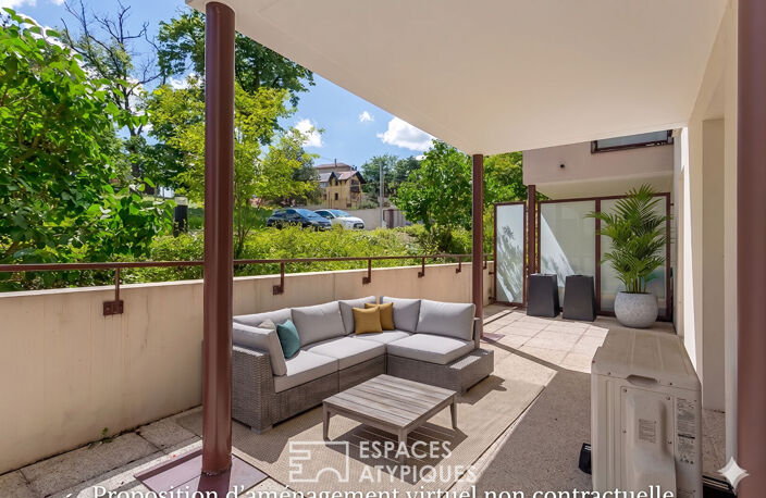 Terrasse d'été et balcon à Bron — photo 3
