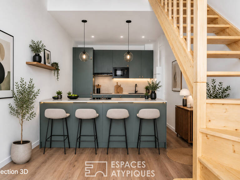 Duplex rénové à Lyon 8e. — photo 1