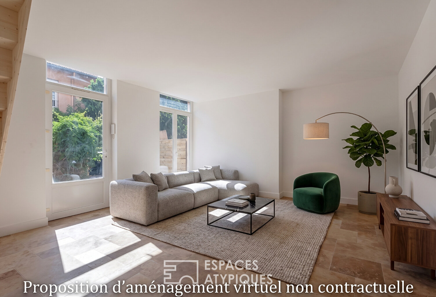Duplex avec terrasse au coeur de la croix rousse — photo 1