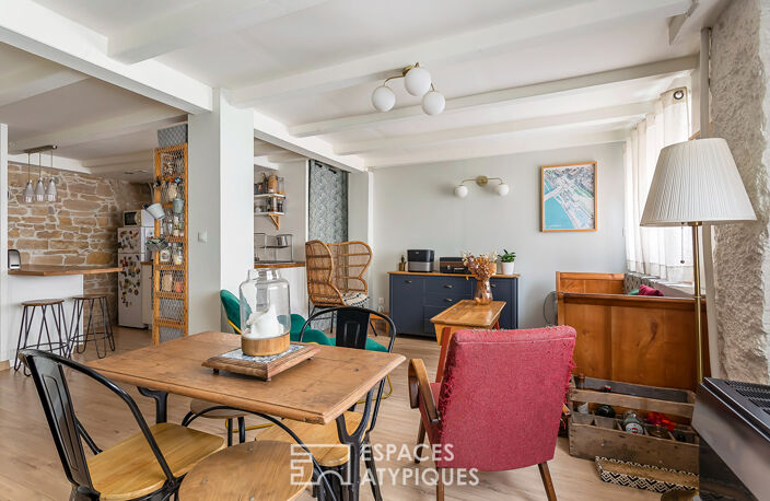 Duplex cosy et pierres apparentes au coeur de Saint-Louis — photo 3