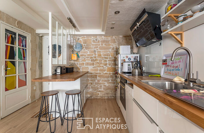 Duplex cosy et pierres apparentes au coeur de Saint-Louis — photo 4