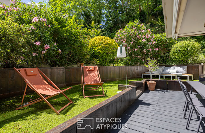 Rez-de-jardin rénové dans une résidence avec piscine et tennis — photo 2