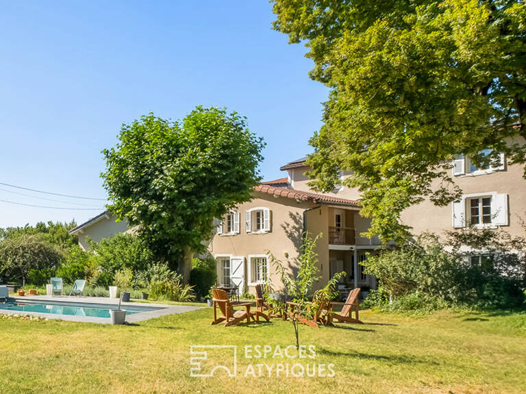 Ferme réinventée : volumes généreux, piscine et potentiel pro — photo 1