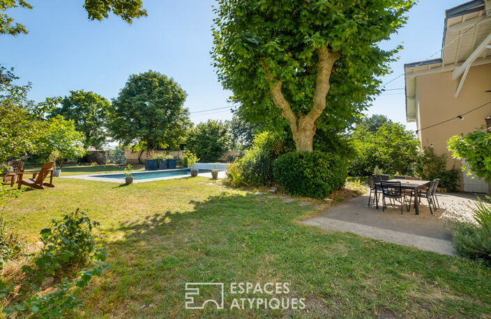 Ferme réinventée : volumes généreux, piscine et potentiel pro — photo 3