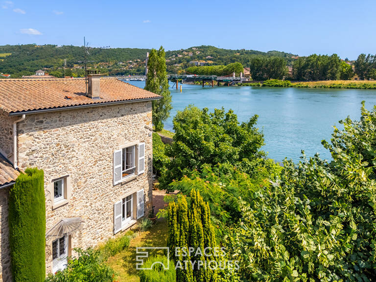 Maison en pierre de 280 m² avec jardin, vue Rhône -Condrieu — photo 1