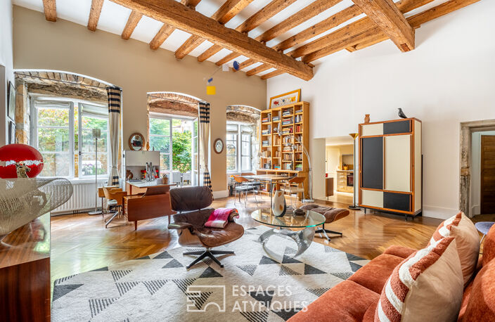Appartement de caractère avec jardin et vue Saône — photo 2