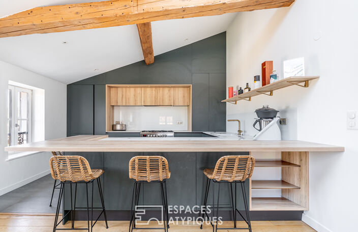 Dernier étage en duplex rénové à Saint Cyr Au Mont d'Or — photo 3