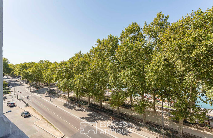 Appartement bourgeois meublé avec vue Rhône — photo 3