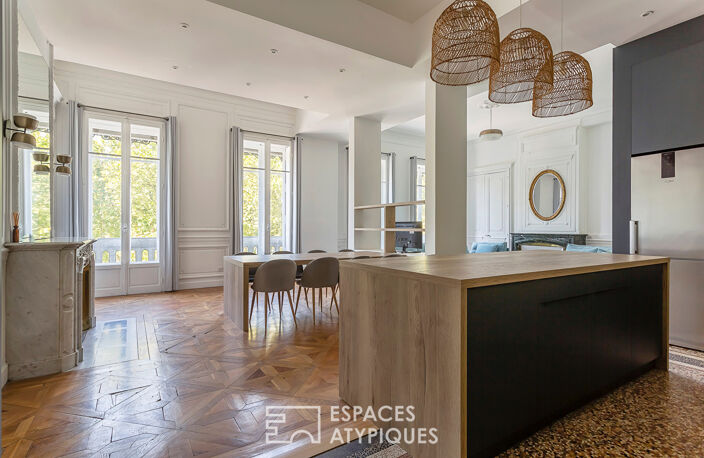 Appartement bourgeois meublé avec vue Rhône — photo 4