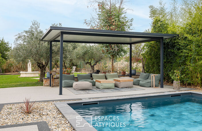 Contemporaine et piscine ou l'art de vivre en extérieur paysagé — photo 5